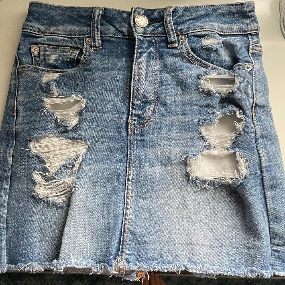 AE jean skirt